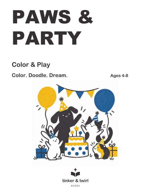Paws & Party cover, ages 4–8
