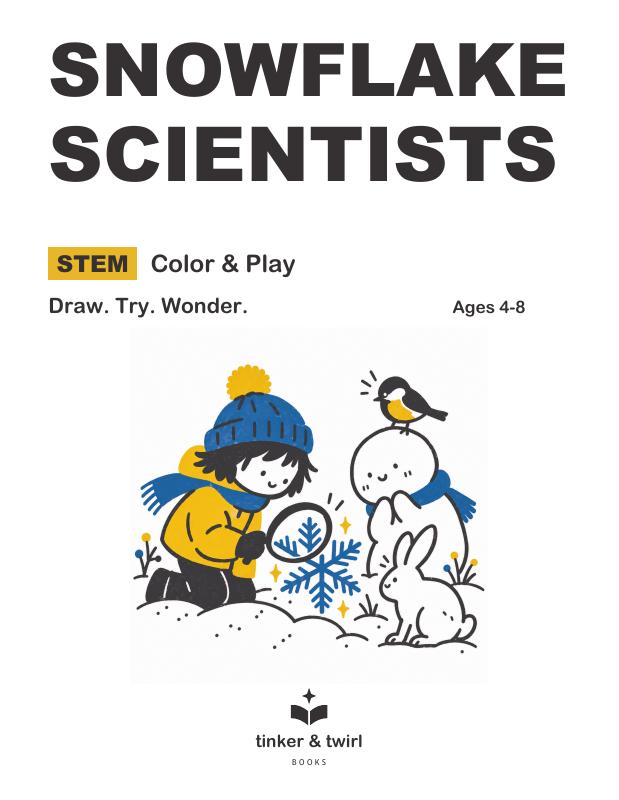 Snowflake Scientists cover, ages 4–8